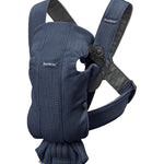 BabyBjörn Baby Carrier Mini,Navy Blue, 3D Mesh | Newborn Carrier (7-25 lbs), Ergonomic, Easy-to-Use