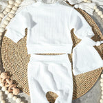 Ylsteed Newborn Baby Boy Girl Clothes Outfits Long Sleeve Romper Bodysuit Baby Shower Coming Home Outfit Shirt+Pants+Hat