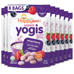 Happy Baby Organics Yogis Freeze-Dried Yogurt & Fruit Snacks, 3 Flavor Variety Pack, 1 Ounce (Pack of 3)