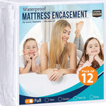 Utopia Bedding Zippered Mattress Encasement Queen, 100% Waterproof Bed Bug and Dust Mite Proof Mattress Protector, Absorbent Six-Sided Mattress Cover