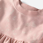 Little Planet by Carter's Girl Dress Made with Organic Cotton, Pink Bunnies, 18M