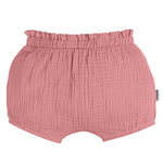 Gerber Baby Girls' 3-Pack Bubble Shorts, Pink/Dot/Black, 12 Months
