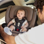 Maxi-Cosi Andi 360 Rotating All-in-One Baby Convertible Car Seat, Rear Facing, Forward Facing Infant Toddler Booster, Easy Rotation, Tension System, Harness Adjust, Caspian Caviar