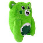 Happy Nappers: Care Bears 26" Pillow Pocket Pal - Good Luck Bear - Plush Character Pillow Case, Animal Cover, Weighted Paws, Soft Huggable Companion, Kids