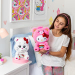 Care Bears Hello Kitty Loves Cheer Bear 10" Collectible Plush 2-Pack - Soft, Huggable Material!
