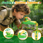 Toycost Kids Explorer Kit & Bug Catcher Kit with Vest, Carry Bag, Binoculars,Observation Jar, Butterfly Net, Magnifying Glass, Outdoor Nature Exploration STEM Toys Camping Gift for Boys Girls Ages 3-7