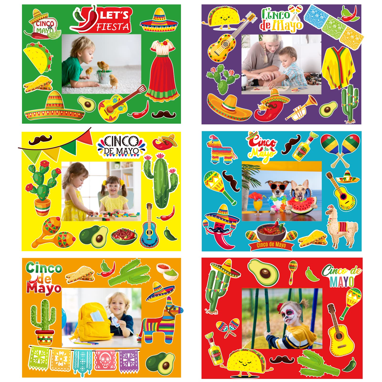 chiazllta 30 Pack Summer Crafts Kit for Kids End of School Year Picture Frames Beach DIY Art Crafts Classroom Summer Activities Game Party Favor
