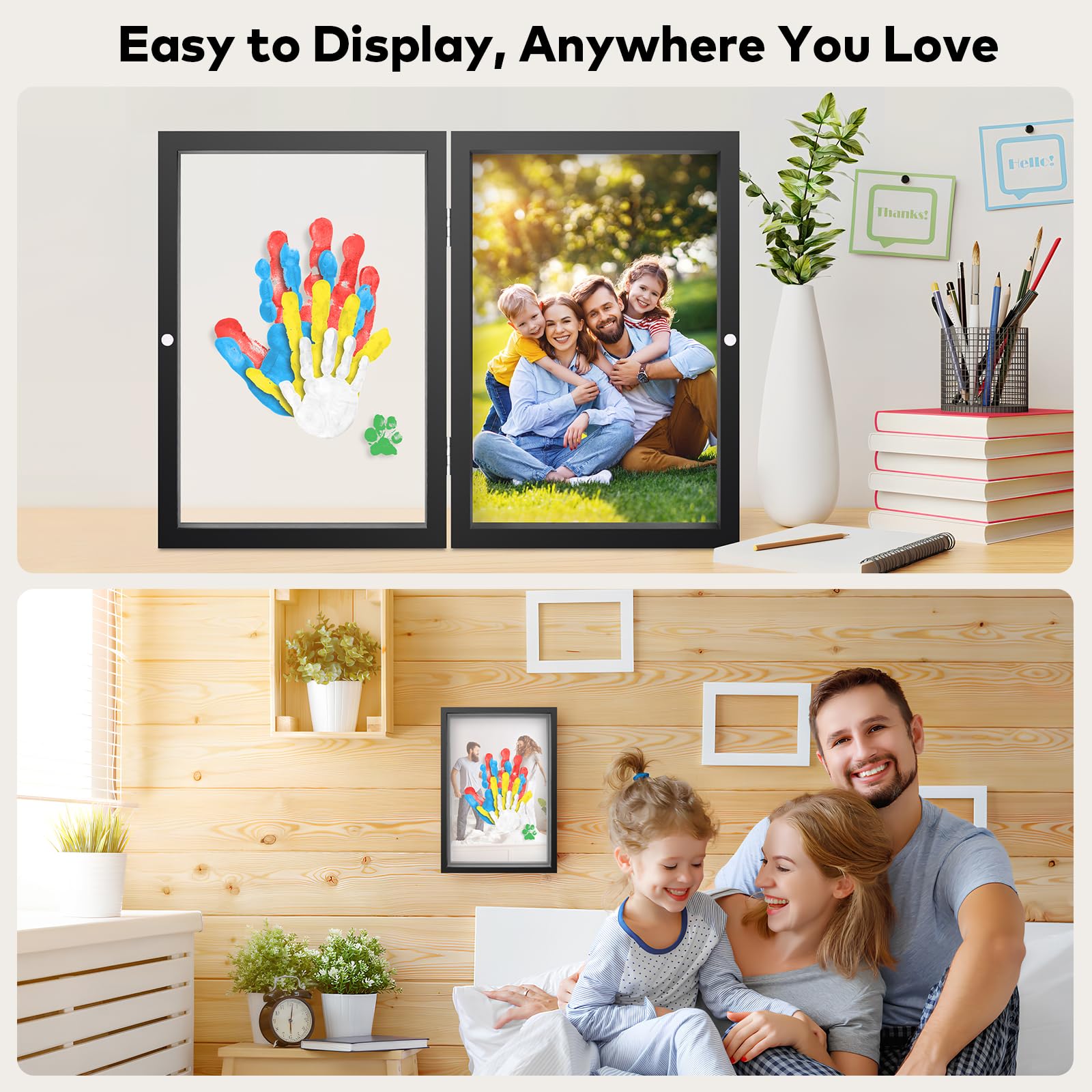 Handprint Set Omrhvi Family Handprint Kit, DIY Craft Keepsake, Hand - Baby Gift Sets ...