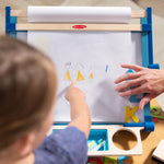 Melissa & Doug Deluxe Double-Sided Tabletop Easel, Arts & Crafts, 42 Pieces, 17.5” H x 20.75” W x 2.75” L, Great Gift for Girls and Boys 3, 4, 5 Year Olds and Up