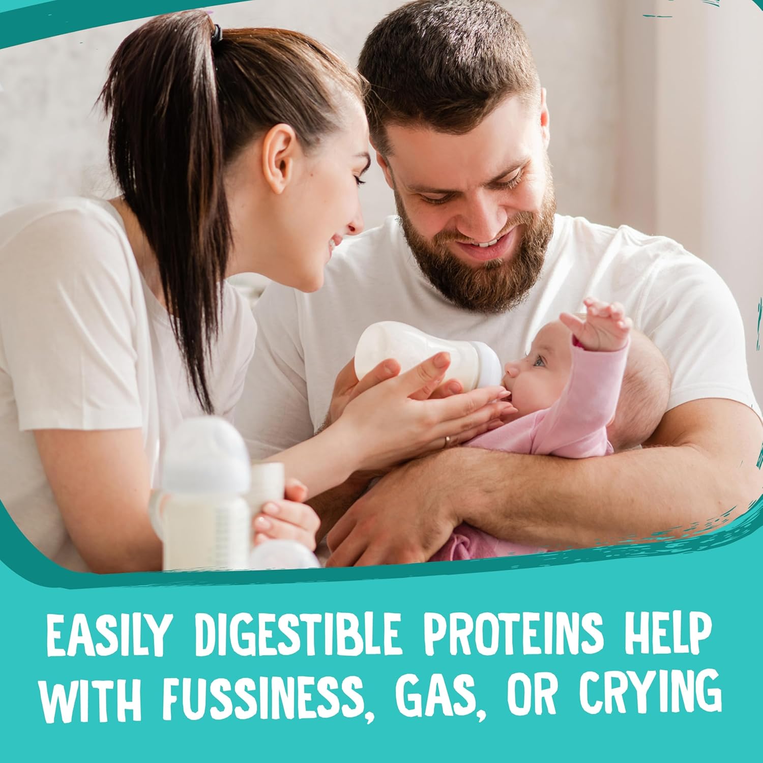 Earth's Best Organic Gentle Infant Formula for Babies 0-12 Months, Milk-Based Powder Formula with Iron, Omega-3 DHA, and Omega-6 ARA, 21 Ounce Container