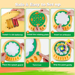 Arts and Crafts for Kids Ages 4-8,Paint Spin Art Machine Kit,Art Craft Set for 6-9 Year Old,Cool Painting Spinner Toys Kits Set,Art Supplies Birthday Gifts for Boy Girl Ages 6 7 8 9 10 11 12 Green