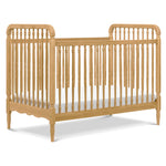 Namesake Liberty 3-in-1 Convertible Baby Crib w/Wooden Toddler Bed and Daybed Conversion - Durable, Easy to Assemble & GREENGUARD Gold Certified - 4 Adjustable Mattress Heights - Honey
