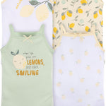 Gerber Baby Girls Multi-Pack Sleeveless Onesies Bodysuit