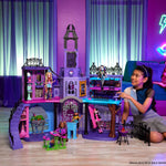 Monster High Doll House, Haunted High School Playset with 7 Play Areas & 35+ Storytelling Pieces Including Furniture & Accessories
