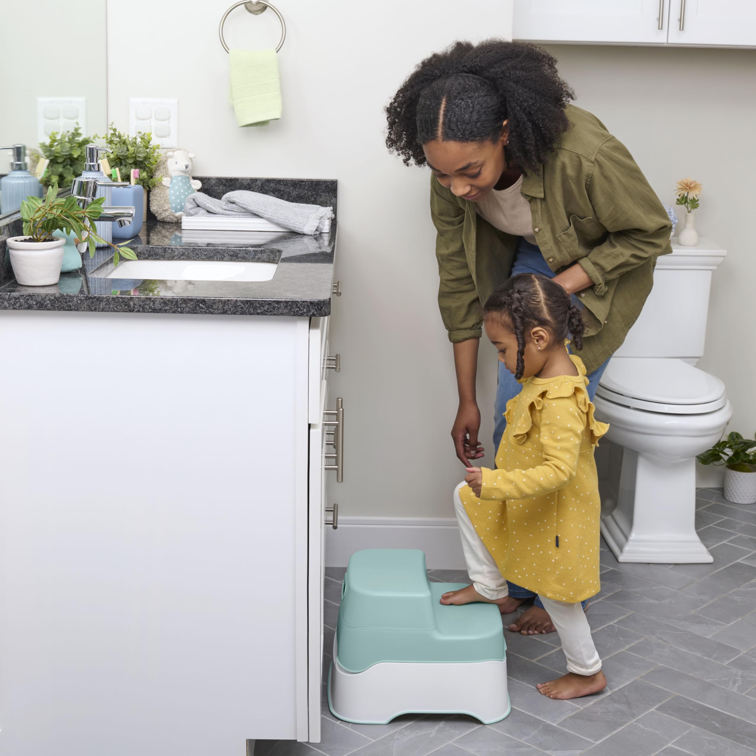 Ingenuity Prepare to Potty 3-in-1 System - Potty Training Toilet, Topper, Step Stool, Easy Setup, for Toddlers Ages 18 Months+