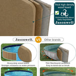 Jasonwell Foldable Dog Pet Bath Pool Collapsible Dog Pet Pool Bathing Tub Kiddie Pool Doggie Wading Pool for Puppy Small Medium Large Dogs Cats and Kids 63" Blue