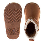Avalanche Boys Girls Fuzzy Boots Baby Kids Snow Warm Cozy Winter Boots - AV-Chestnut Size 3 Infant
