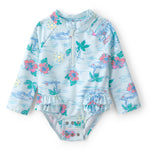 Carter's Girl 1-Piece Rashguard, Blue, 12M