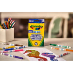 Crayola Ultra-Clean Washable Markers, Fine Line Multicolor, 10 Count