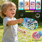 Bubble Wands kit Party Favors for Kids Bulk Toys Party Supplies Christmas Birthday Wedding Bath Time Gifts for Boys Girls (Various)