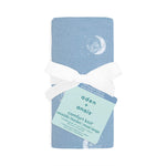 aden + anais Comfort Knit Baby Swaddle Blanket for Newborn Girl and Boy, Super Soft Cotton with Spandex, Versatile Stroller Cover, Burp Cloth, Nursing Shield, 47 x 47 Inch, Blue Moon