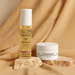 The Honest Company Honest Mama Body + Belly Bump Love Bundle | Moisturizing, Plant-Based Oil + Stretch Mark Butter Cream