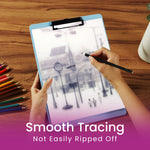 Tracing Paper 9x12 Inch - 50 Sheets 41lb/63gsm Transparent Trace Paper for Sketching, Preliminary Drawing, Drafting & Art Projects - Premium Translucent Tracing Paper for Pencil, Marker and Ink