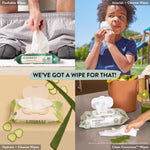 The Honest Company Plant-Based Toddler Flushable Wipes | Designed for Potty Training | 99% Water, Hypoallergenic, EWG Verified, Safe to Flush | Fragrance Free, 42 Count