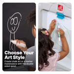 Step2 Great Creations Art Center, Kids Activity Table, Arts & Crafts Desk, Made of Durable Plastic, Includes Bench, For Toddlers 3+ Years Old