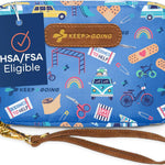 KeepGoing Travel First Aid Kit for Kids – 130 Pc. for Car, Home, Purse, Diaper Bag & Backpack with Latex-Free Bandages - Mini First Aid Kit Travel Size TSA-Approved