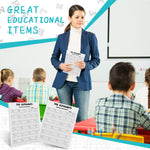 Eaasty 100 Pcs Alphabet Tracing Paper Trace Letters Alphabet Handwriting Practice Workbook for Kids Ages 3-5 Practice Paper Learning to Write Letters for Pre K and Kindergarten (8.5x11 Inches)