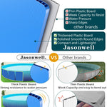 Jasonwell Kiddie Baby Pool with Canopy - Foldable Infant Toddler Kids Pool with Shade Baby Beach Essentials Tent Swimming Wading Pools for Toddlers 1-3 + Kids Dogs Ball Pit Backyard Water Play G, 40"