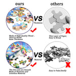 LELEMON Unicorn Puzzles for Kids Ages 4-8,60 Pieces Raibow Unicorns Cats Butterfly Jigsaw Puzzles in a Metal Box,Cute Raibow Unicornss Learning Educational Puzzles for Boys Girls