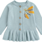 Simplee kids Baby Girls' Fall Winter Cardigan Sweaters Coats Outfits for Toddlers
