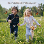 Montessori Wooden Bug Catcher Kit for Kids - 8-in-1 Outdoor Explorer Set with Habitat, Net & Magnifying Glass STEM Learning Toys for Ages 3-8 Nature Gift for Boys & Girls