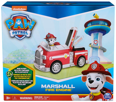 Paw Patrol, Marshall’s Firetruck, Toy Truck with Collectible Action Figure, Sustainably Minded Kids Toys for Boys & Girls Ages 3 and Up