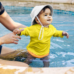 green sprouts Baby Toddler Eco Snap Swim Diaper - Safety Orange - 3T