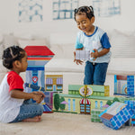 Melissa & Doug PAW Patrol Jumbo Cardboard Blocks (41 Pieces) PAW Patrol Houses Stackable Blocks for Ages 2+