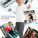 HXP 4 Pack Toddler Boys Sweatpants Pure Cotton Toddler Sweatpants Boys Kids Joggers Pants with Pocket Drawstring