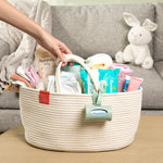 SUNBURST GLOBAL Diaper Caddy, Baby Diaper Caddy Organizer, Baby Basket, Baby Organizers and Storage, Baby Gift Basket, Diaper Organizer, Baby Storage Organizer, Gift Basket for Baby Shower