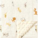 CREVENT Cozy Soft and Warm Mink Baby Blanket with Sherpa Backing, Gift Packing with Ribbon for Newborn Infant Toddler's Crib Cot Stroller (30"X40" Little Dream)