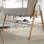 Delta Children Bondi Adjustable Height Bedside Beechwood Bassinet with PureAir Mesh Sheet and FSC-Certified Wood, Tan