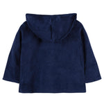 Gerber Baby Toddler Hooded Kangaroo Pocket Terry Cover Up, Navy, 4T