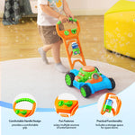 SLOOSH Bubble Lawn Mower Toddler Toys - Kids Bubble Machine Summer Outdoor Push Toy Games, Backyard Garden Outside Play Toddlers Preschool Boys Girls Birthday Gifts (Blue)