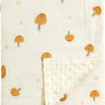 CREVENT Cozy Soft and Warm Mink Baby Blanket with Sherpa Backing, Gift Packing with Ribbon for Newborn Infant Toddler's Crib Cot Stroller (30"X40" Little Dream)