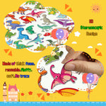 Kalysky 6Set Puffy Sticker Books for Kids 2-4, 3D Reusable Stickers Books for Toddlers 1-3 2-4,Farm+Animal+Dinosaurs+Ocean World+Space+Vehicle