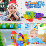 FUBAODA Building Blocks for Toddlers & Kids 180 Pcs Toy Building Sets – STEM Building Toys –Interlocking Building Blocks for Toddlers and Kids