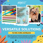 HOYOLS Baby Hair Ties Hair Rubber Bands for Toddler Infants Kids Girls Thin Small Hair Elastics TPU 1500 Piece Pack