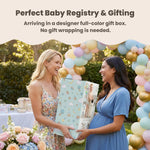 iTouchless Diaper Pail, Odorless Bin with Ag+ Silver Ion, Trash Can with Lid - Fits Any Bag, No Refills Needed, Award-Winning Nursery Baby Registry Gift - Boho Ivory