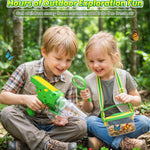 HAIMST Bug Catcher for Kids, Bug Vacuum Catching Kit with Bug Collector Butterfly Net Magnifying Glass Bugs Grabber Insect Catcher Tweezers, Outdoor Explorer Toys Gift for Kids Age 3-12